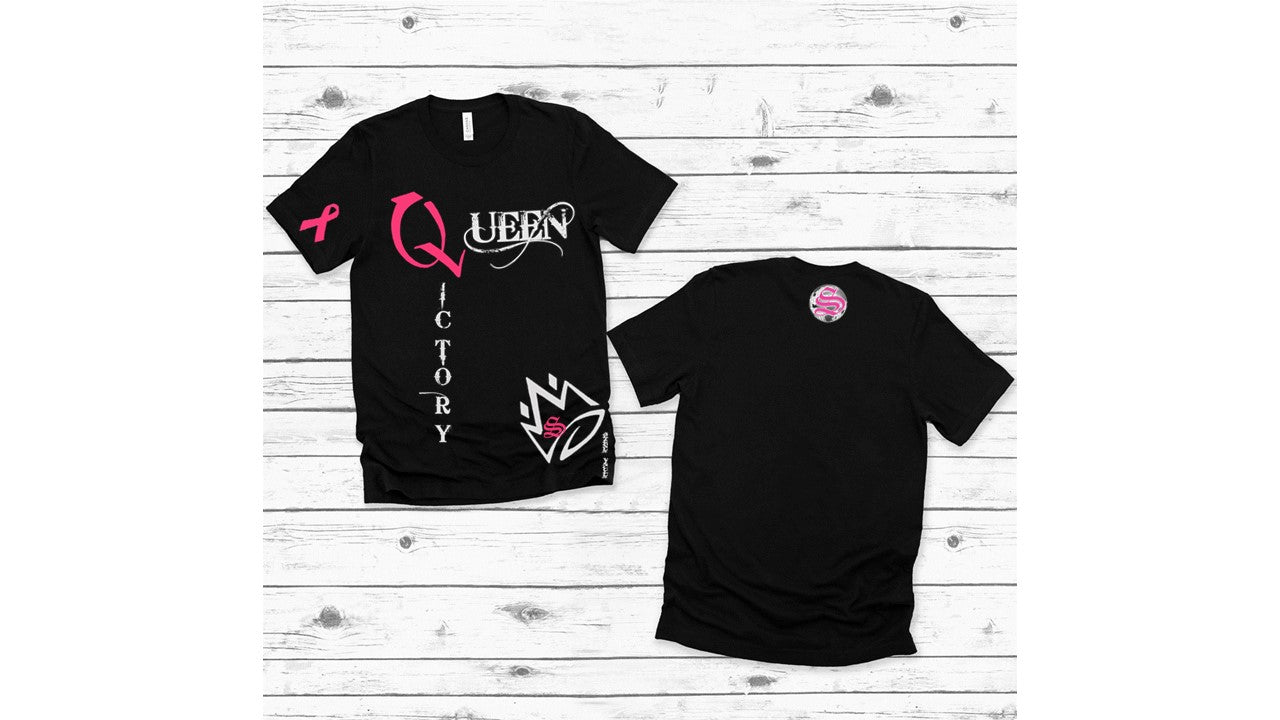 Syn Stylez Breast Cancer Awareness Queen Victory T-Shirt