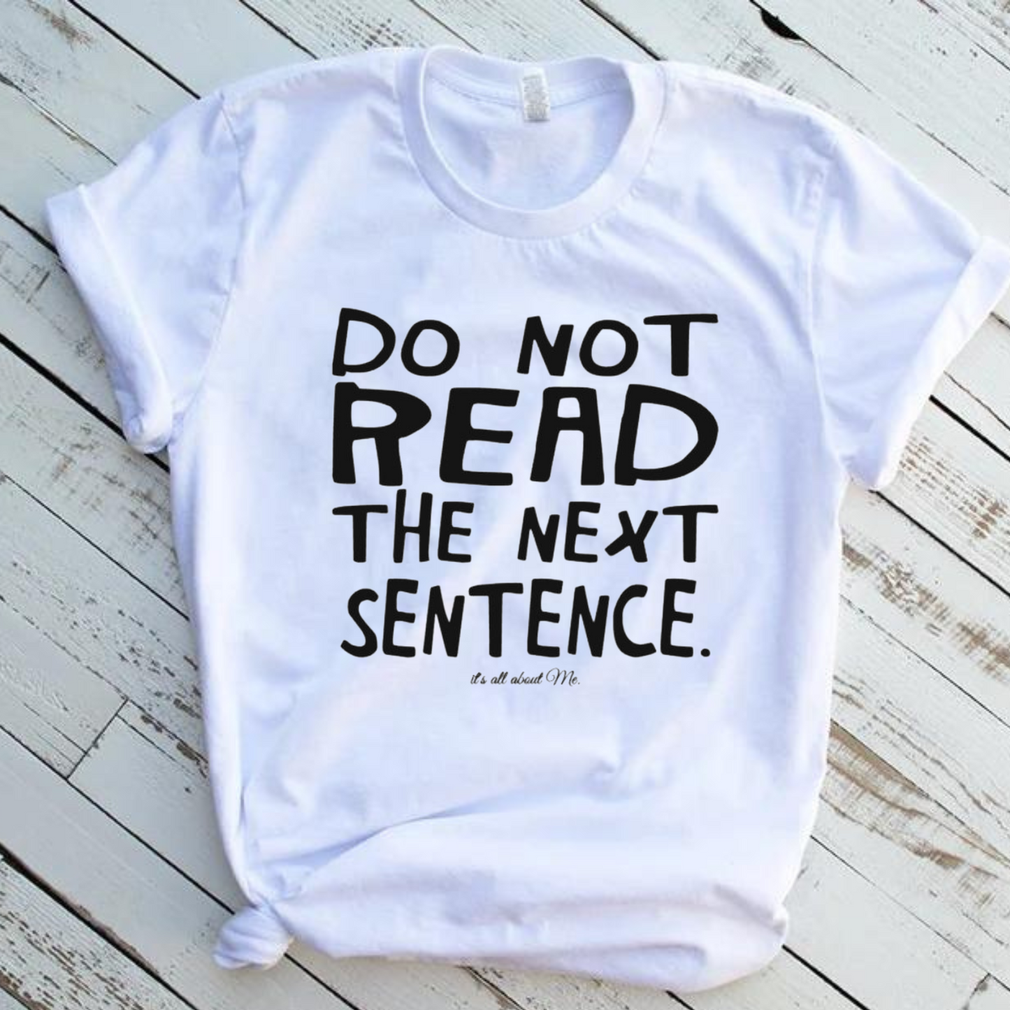 Do Not Read the Next Sentence